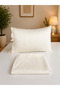 Satin Bed Sheet Set Double Size 100% Cotton Satin - 3