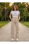 Women's Cargo Pocket High Waist Stylish Trousers