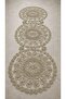 Table Runner, Tablecloth Runner with French Lace Detail, 110 X 37 Cm, Single Piece