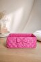Bowknot Detailed Jewelry and Makeup Organizer Box – Modern Desktop Organizer