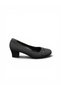 Women's Thick Heeled Evening Dress Shoes with Stone Detail Heeled Shoes