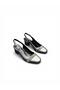 Women's Thick Heeled Evening Dress Shoes with Stone Detail Heeled Shoes - 5