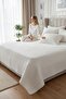 Mussel Pattern Embroidered Bedspread - 2