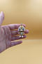 Star Eye Duck Figure Keychain - Movable Keychain Bag Ornament Charm - 4