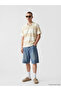 Esvab • Modern & Distinctive Comfortable Fit Turn-Down Collar Striped Men's T-Shirt - 3