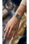 Vintage Women's Steel Watch Gold & Silver Mix Color Green Dial Square Case Old Money Luxury Elegant Stylish Women's Wristwatch |   Limited Edition 2026 - 3