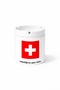 Country Ch Switzerland Switzerland Flag Printed Ashtray Ashtray Gift