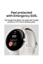 Pixel Android Smartwatch With Fitbit Activity Tracking Heart Rate Stainless Steel Case Obsidian Active Band WiFi Black - 6