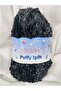 Puffy Işıltı Black-Silver Hand Knitting Yarn 100Gr. 100 Meters. (1 Piece) - Color: 1735S
