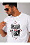 Motivational Text Printed Premium Unisex White T-Shirt