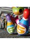 Kids Foam Bowling Set with 10 Numbered Pins & 2 Balls – Indoor Outdoor Sport Toy, 12 Piece Multicolor Set - 4