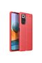 غطاء حماية متوافق مع هاتف Xiaomi Redmi Note 10 Pro مع خاصية التركيز التلقائي - أحمر - 4