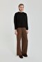 Oversize Small Patterned Sweater - Black - 3