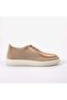 Men's Eva Sole Lace-Up Beige Suede Comfort Casual Shoes 1977-7