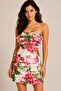 Strapless Ruffle Detailed Mini Dress - 6