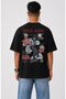 Unisex Oversize Legend Michael Jackson Back Printed Crew Neck T-Shirt - 3