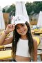 4-7 Years Old Girl's Cute Cat Face Figured Hat