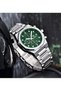 Mens Watches Multifunction Chronograph Date Quartz Watch for Men Stainless Steel Band Wrist Watch Gift for Men Casual Business - 6