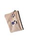 Faux Leather Snoopy Pattern Portfolio Clutch Tablet Case Bag