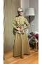 Liyana Cupra Fabric Buttoned Skirt Double Set |   Stylish Hijab Set