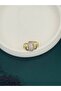Vintage Zircon Stone Ring Gold Plated 413 - 5