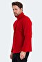 Men's Red Fleece Jacket Casual Cold Weather Outerwear Winter Fleece Jacket - 3