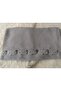 Handcrafted Needle Embroidered Prayer Cover Dowry Cover Mevlit Headscarf Crepe Fabric 145X75 cm - 3