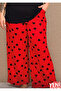 Large Size Women's Viscose Pajama Set Soft Fabric Heart Patterned Summer Comfortable Home Pajamas 11054 - 2