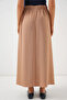 Women's Long Camel Skirt - 8