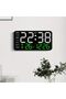 Modern Digital Alarm Clock with Large Display - 12/24H Format, Temperature, Date, USB-Powered - 2