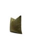 Khaki Green Textured Cushion Cover Simple Decorative Modern Design - 4