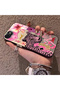 iPhone 7 Compatible Silicone Edge Hard Back Case Couple Phone Case Leopard Pattern - 2