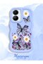 Vivo Y56 Compatible Case Camera Protector Blue Silicone Couple Phone Case Butterfly Pattern - 2