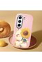 Tecno Camon 40 Compatible Case Camera Protector Pink Silicone Couple Phone Case Cat Pattern - 2