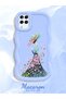 Samsung Galaxy A12 Compatible Case Camera Protector Blue Silicone Couple Phone Case Girl Pattern - 2