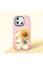 Poco C55 Compatible Case Camera Protector Pink Silicone Couple Phone Case Cat Pattern