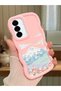 Samsung Galaxy A56 Compatible Case Camera Protector Pink Silicone Couple Phone Case Landscape Pattern