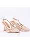 Artemisia Women's Knitted Evening Dress Stiletto Shoes - 2