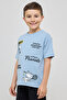Snoopy Printed T-Shirt with Crew Neck and Short Sleeves - 3
