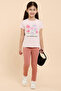 Printed T-Shirt with Crew Neck and Short Sleeves - 2