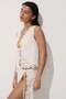 Tie-front cotton beach top - 3