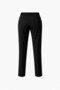 Cigarette Slit Detailed Black Trousers - 4