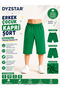 Boy's Cotton Single Jersey Capri Shorts Green 9-10-11-12 Years - 2