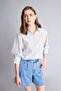 100% Cotton Regular Fit Striped Long Sleeve Pink Shirt H7942Ax26Sm - 3