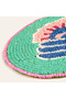 Dadri Green - Pink Glass Bead Coaster 10 cm - 4