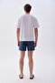 X Bozburun Yc Men's Off-White Printed Crew Neck T-Shirt - 2