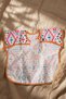 Tribal Joy Waterproof Stain-Resistant Geometric Patterned Baby Food Bib with Pockets - Blw Compatible Wide Cut - 7
