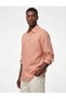 Classic Collar Loose Fit Long Sleeve Linen Shirt - 2