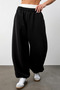 Summer Baggy Large Size Extra Wide-Leg Size Elastic Non-See-Through Fabric P Cotton U O Oversized Tracksuit - 3