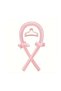 Heatless Curling Rod Headband with Hair Claw Clip and Scrunchies, No Heat Overnight Soft Wave Roller, 4 Piece Set - Pink Color